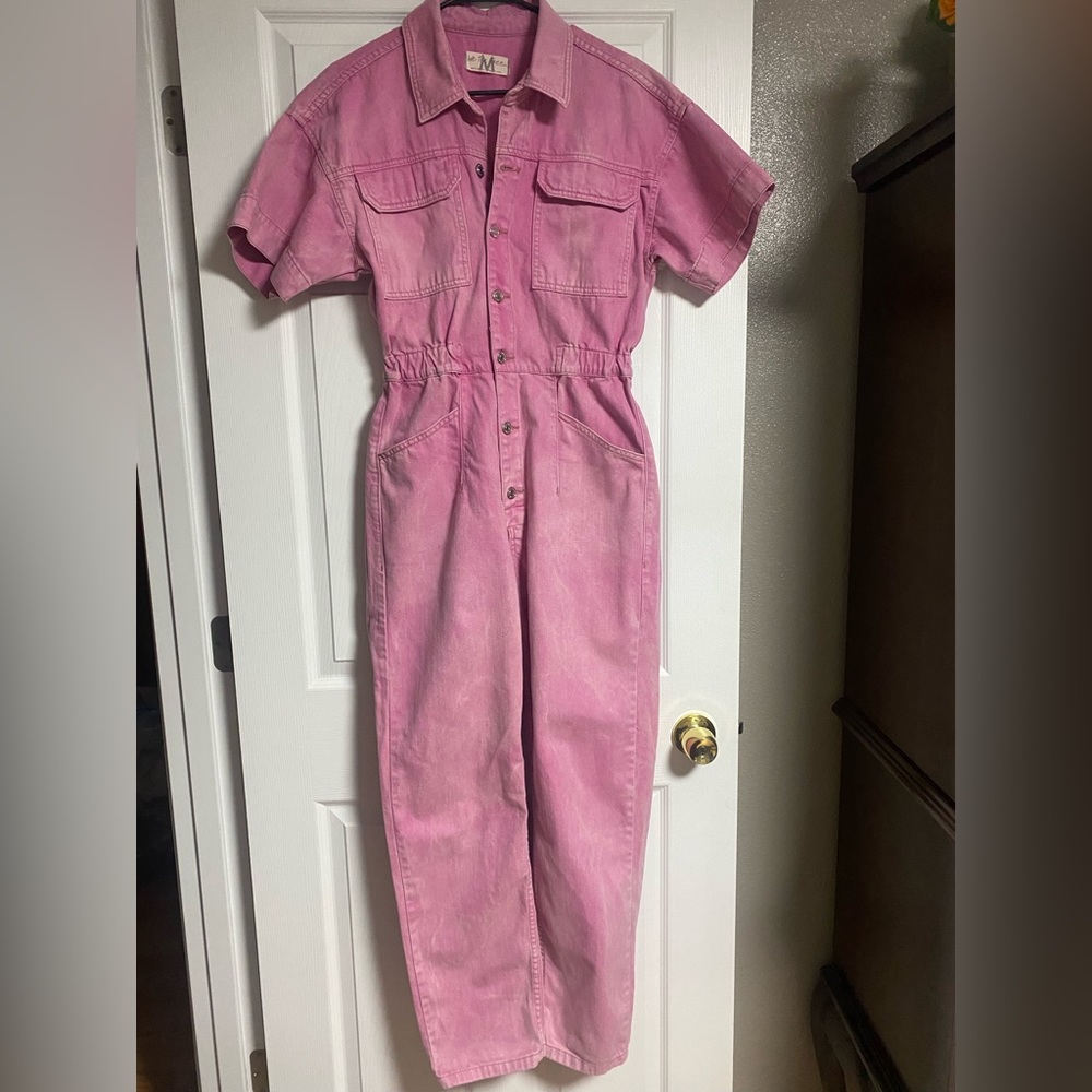 Free People x We The Free Marci Jumpsuit in Maui Pink